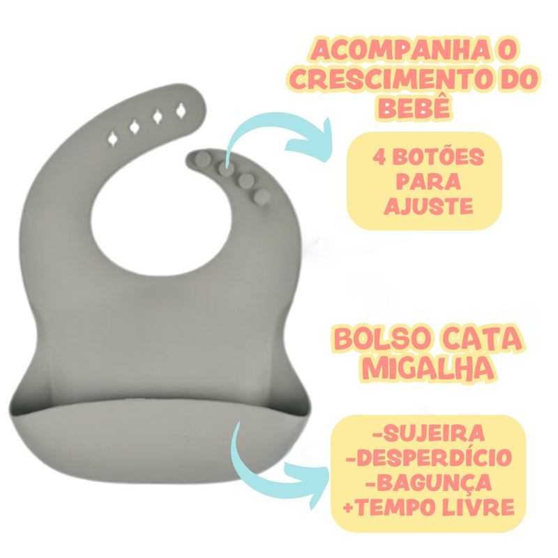 Kit Introdução Alimentar Silicone (8 peças)