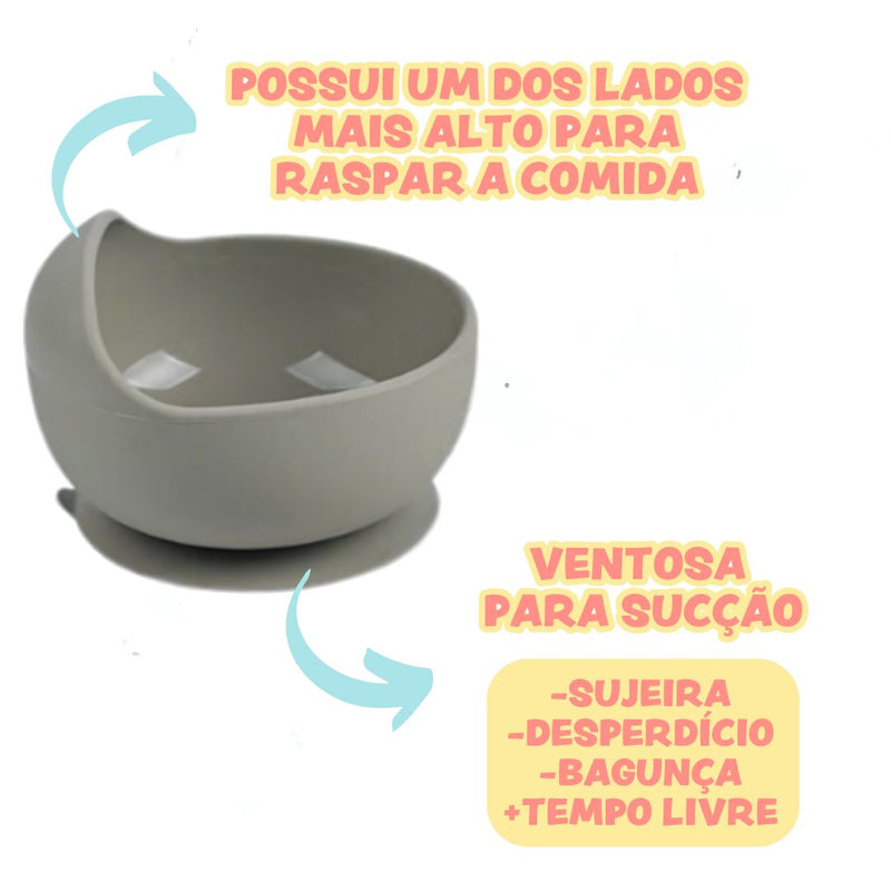 Kit Introdução Alimentar Silicone (8 peças)