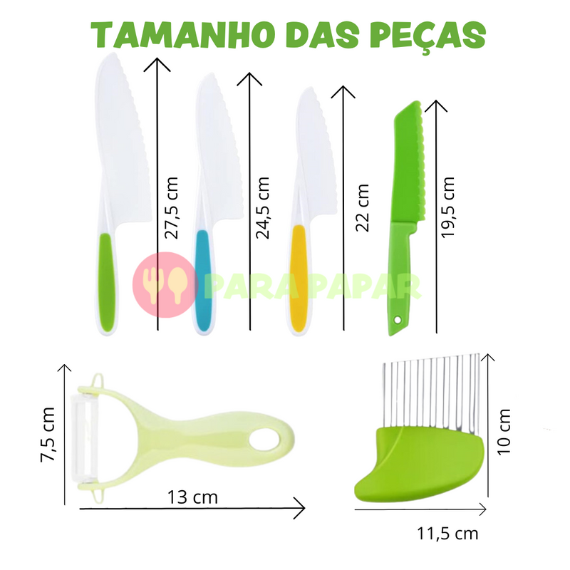 Kit de Autonomia Infantil Cozinha Montessori