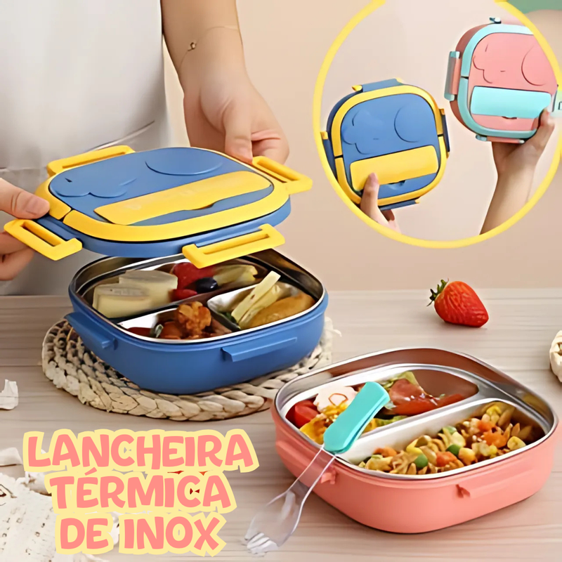 Lancheira Térmica Infantil de Inox Gamer