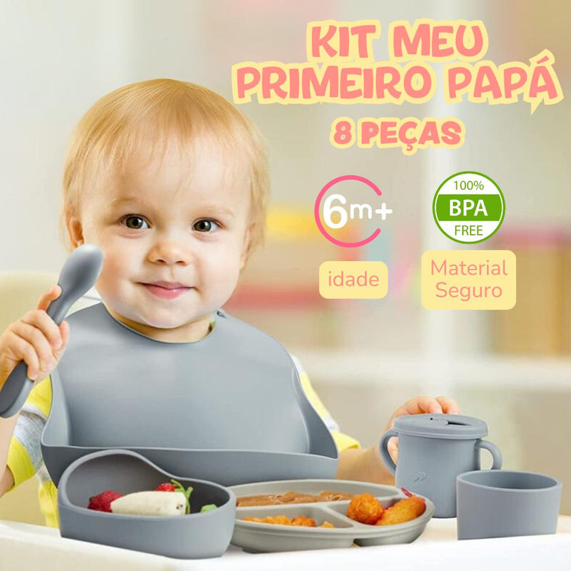 Kit Introdução Alimentar Silicone (8 peças)