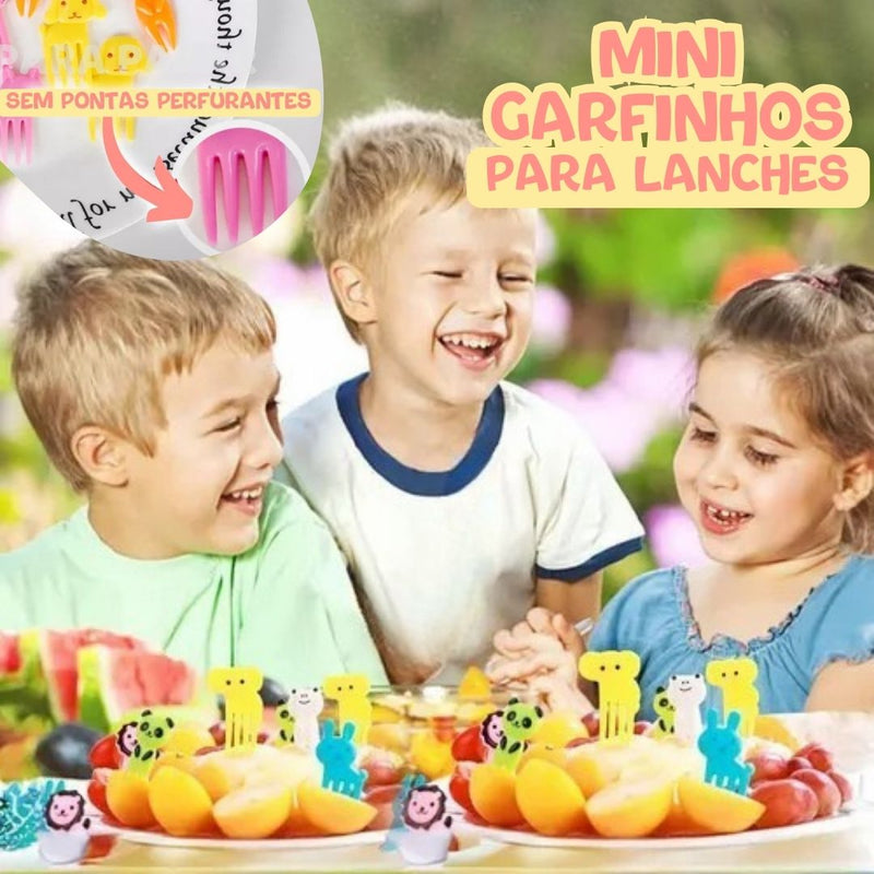 Mini Garfinhos Infantil de Bichinhos para Lanche