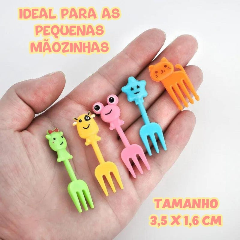 Mini Garfinhos Infantil de Bichinhos para Lanche