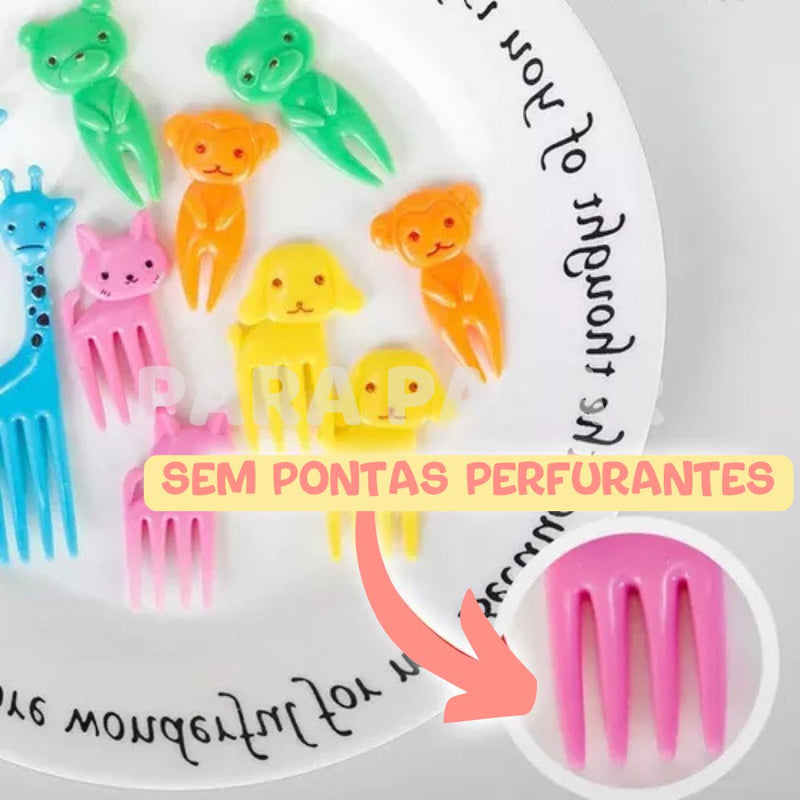 Mini Garfinhos Infantil de Bichinhos para Lanche