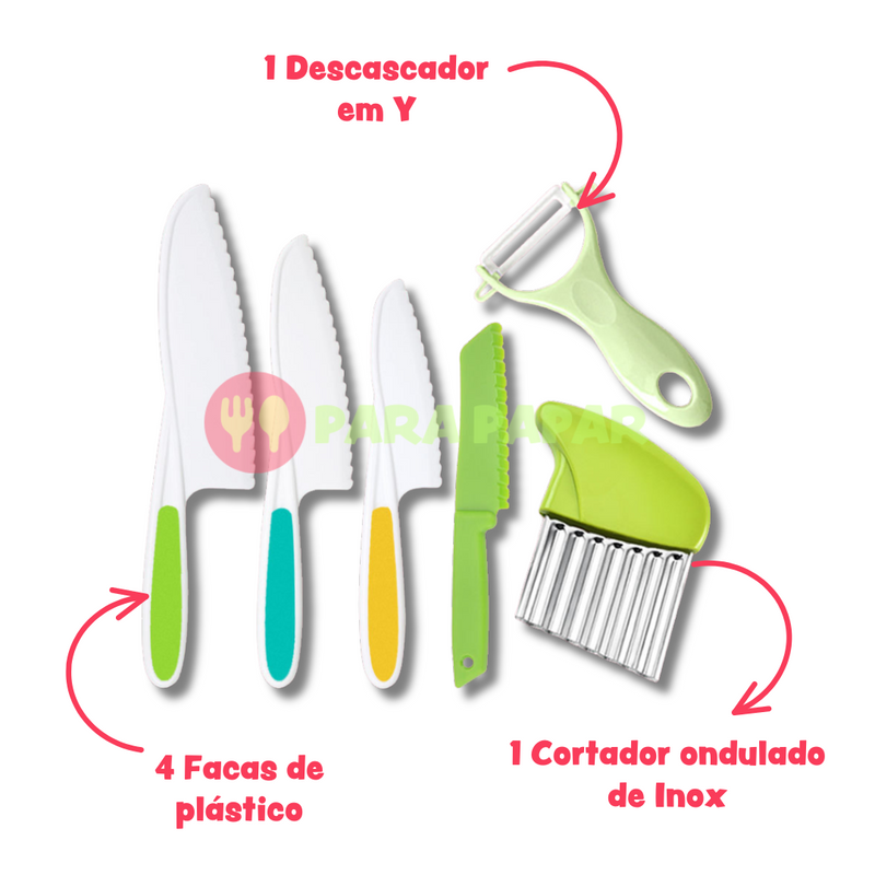 Kit de Autonomia Infantil Cozinha Montessori