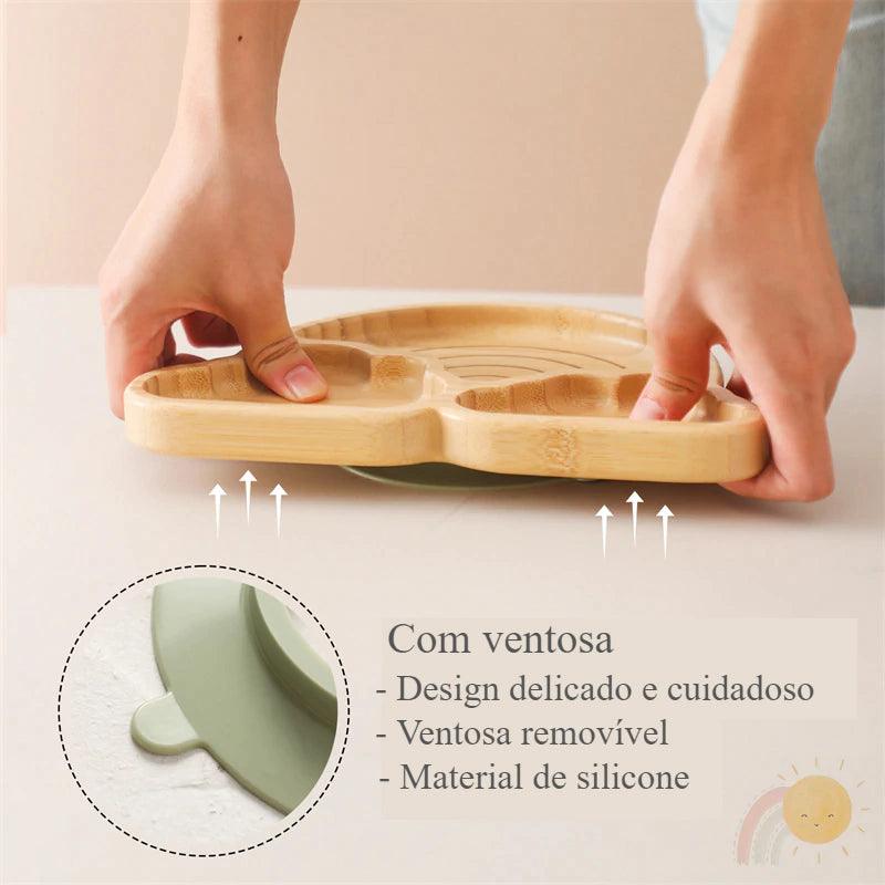 Kit de Introdução Alimentar Bambu Arco-íris (5 peças) - Para Papar