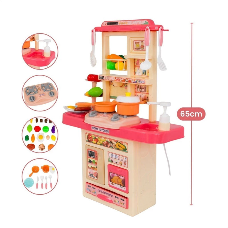 Kit Cozinha De Brinquedo Completa Infantil Sai Água E Som